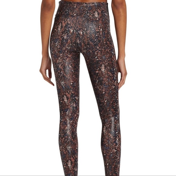 SPANX Snakeskin Print Faux Leather Legging - Picture 5 of 15